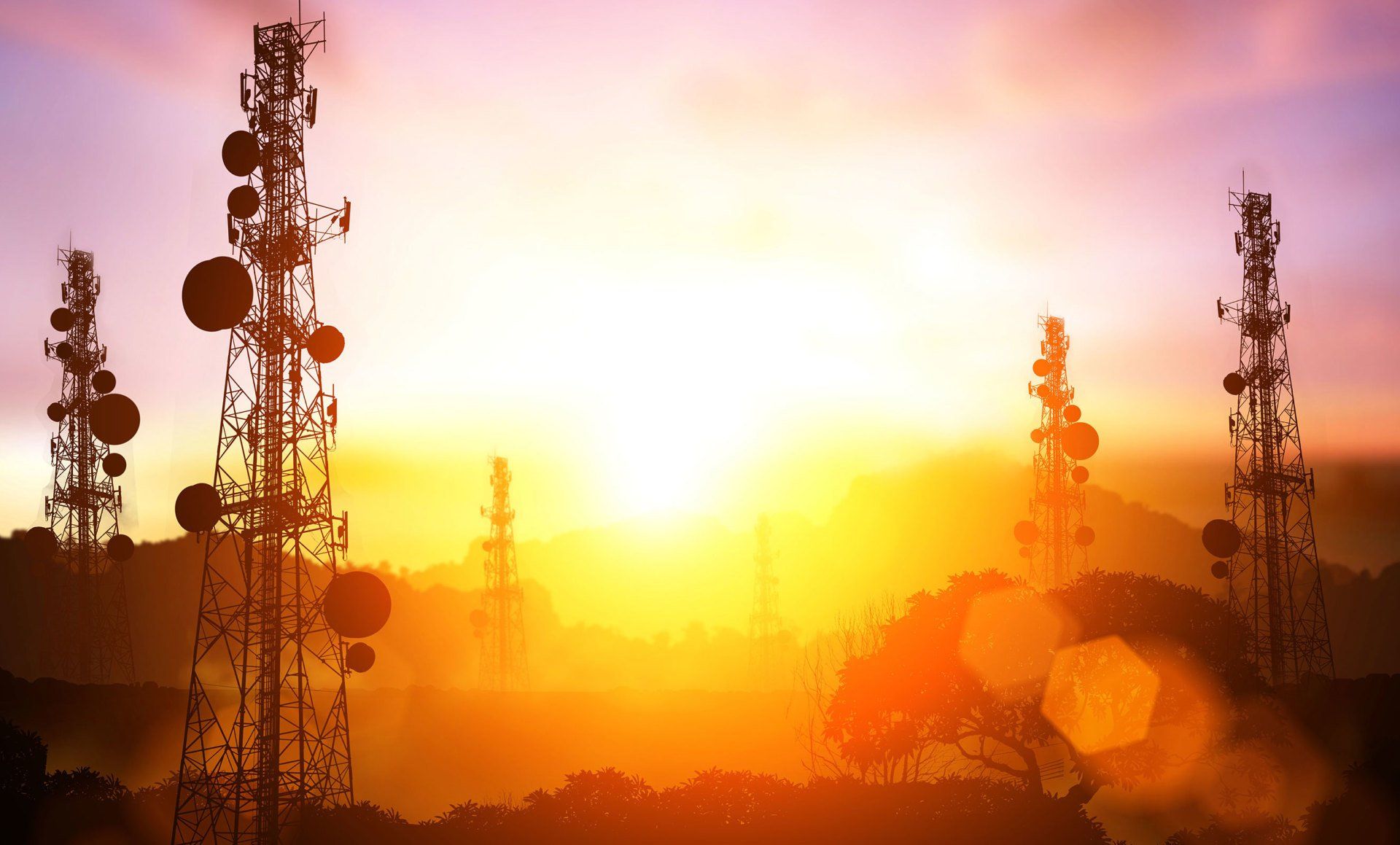 telecommunication towers
