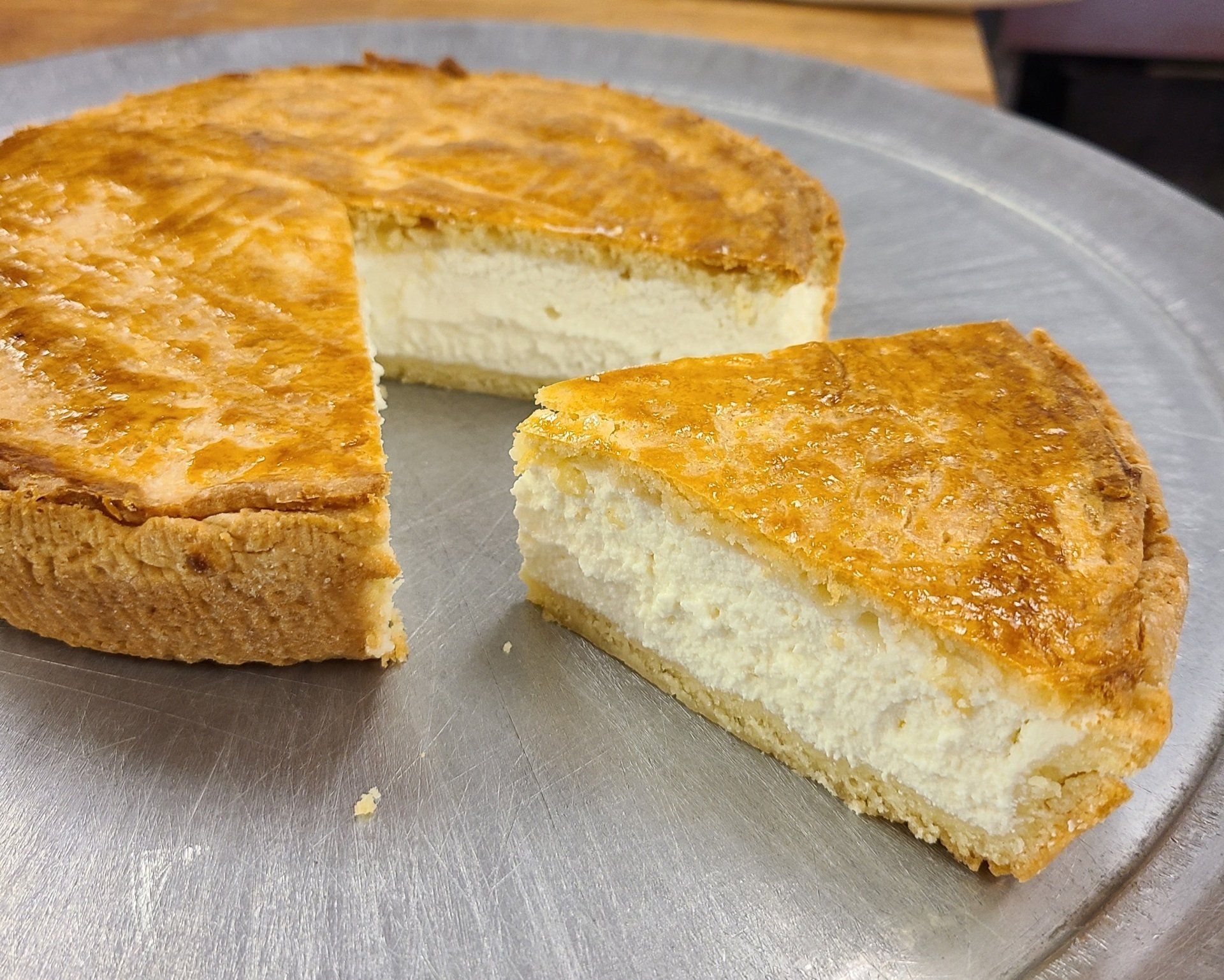 pie sliced and whole