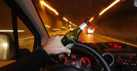 Driving while drinking alcohol