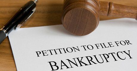 Petition to file for banktruptcy