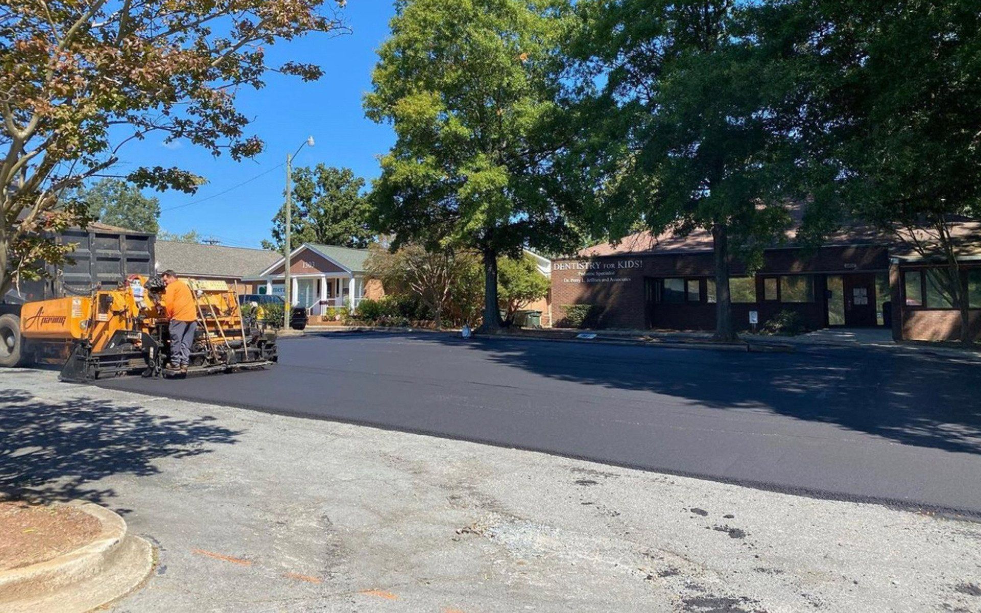 Commercial paving