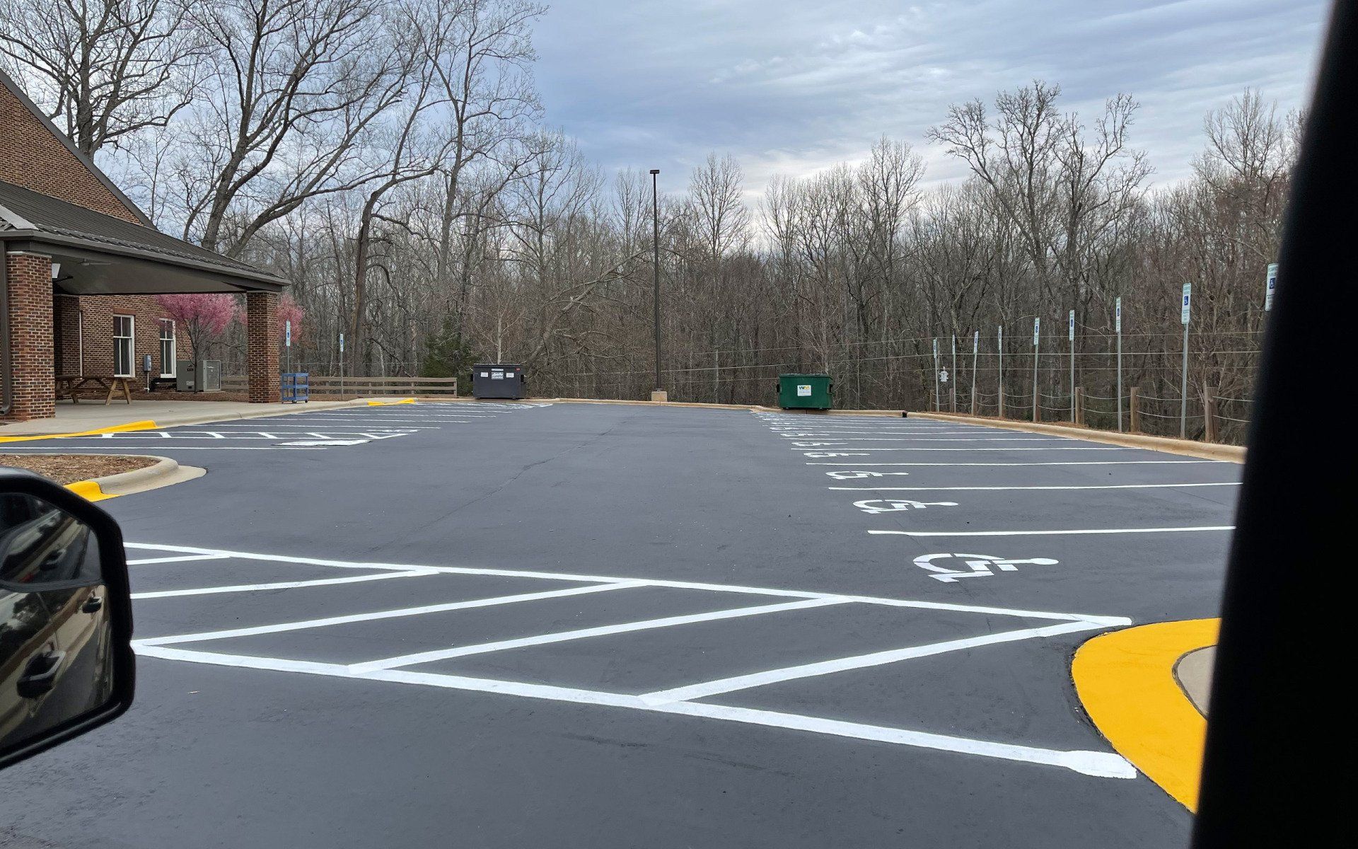 Striping  and seal coating