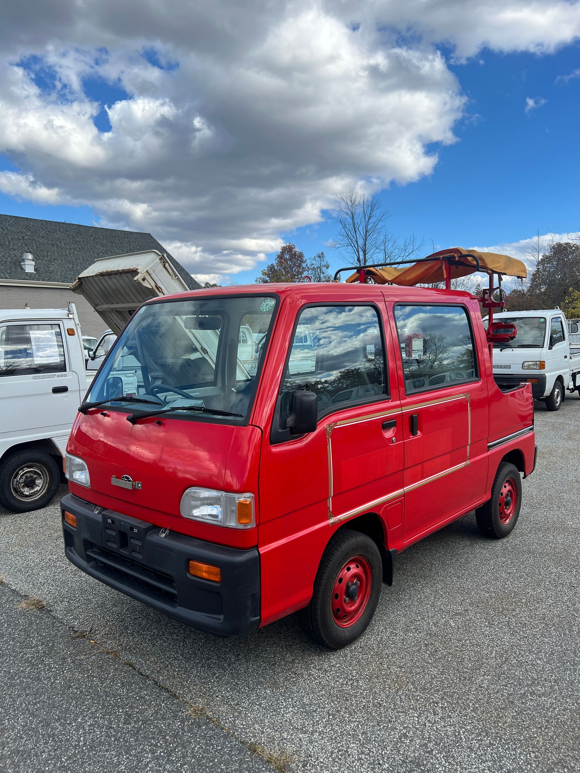 A kei deck van for sale 1996 Subaru Sambar Kei Van for sale in a parking lot