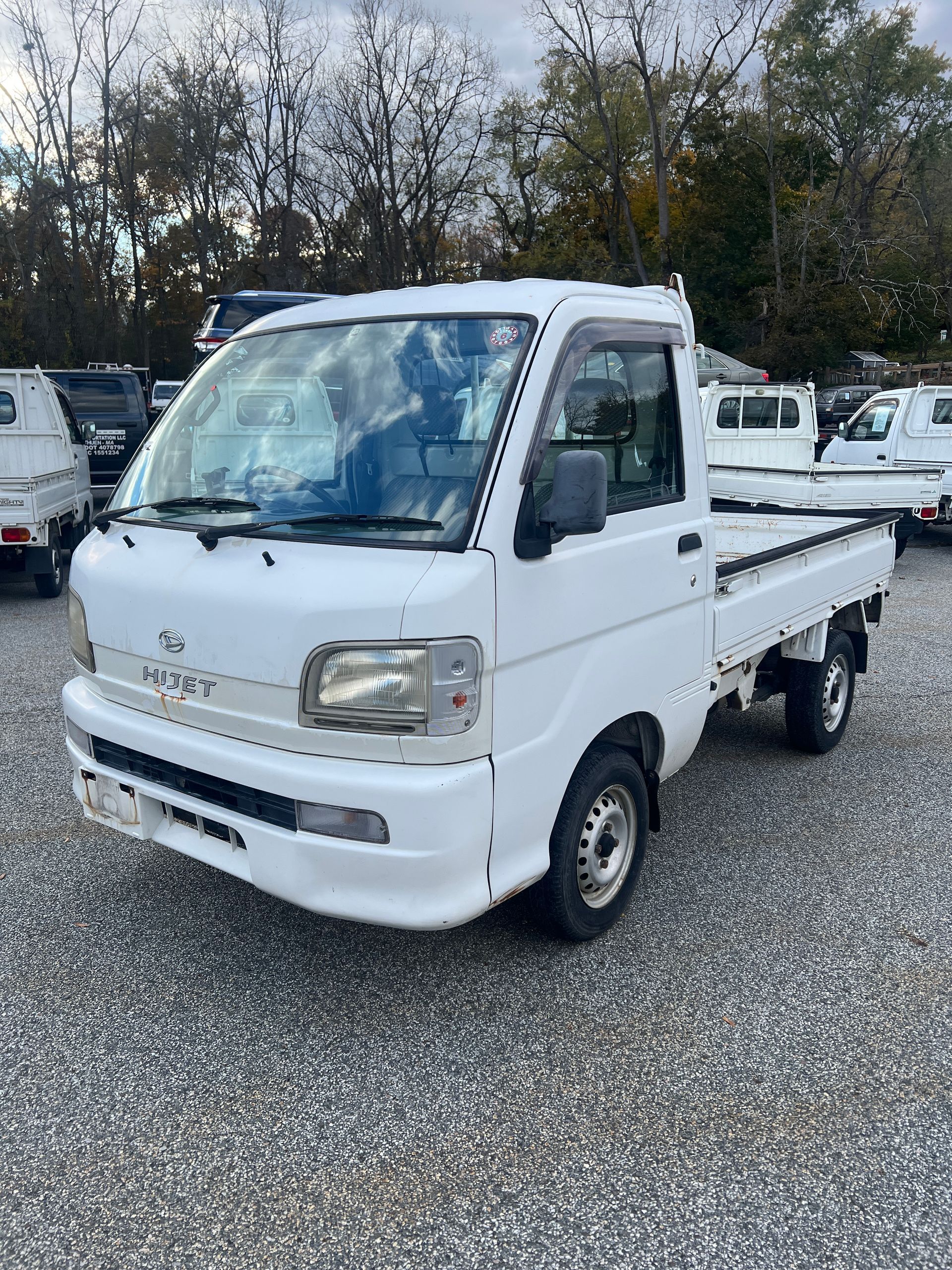1999 Daihatsu Hijet Kei Truck 4WD For Sale In a Parking Lot