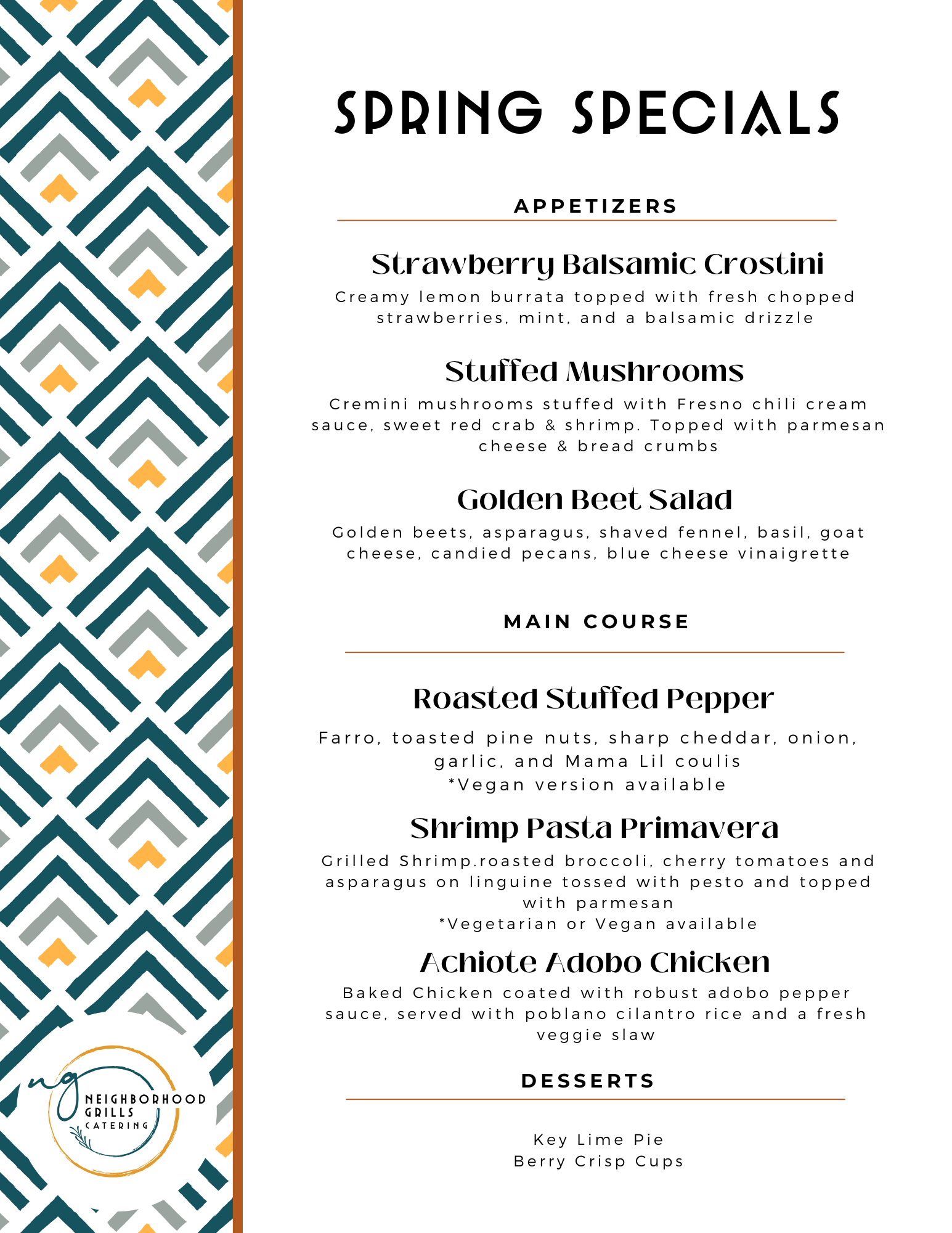 Lunch Delivery Seattle. Lunch Delivery Bellevue. Holiday Catering. Seattle Catering, Spring Menu, Boxed Lunches