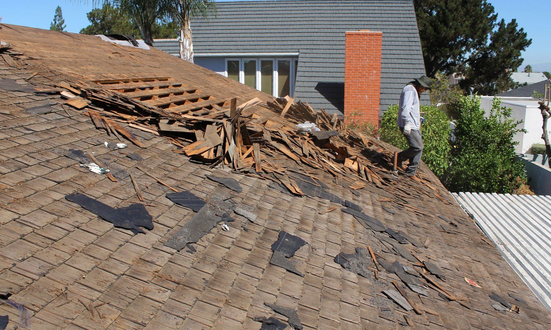 Roof damage