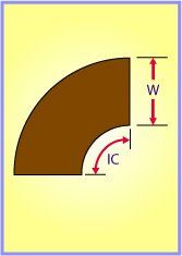 90 degree curve - dust filter