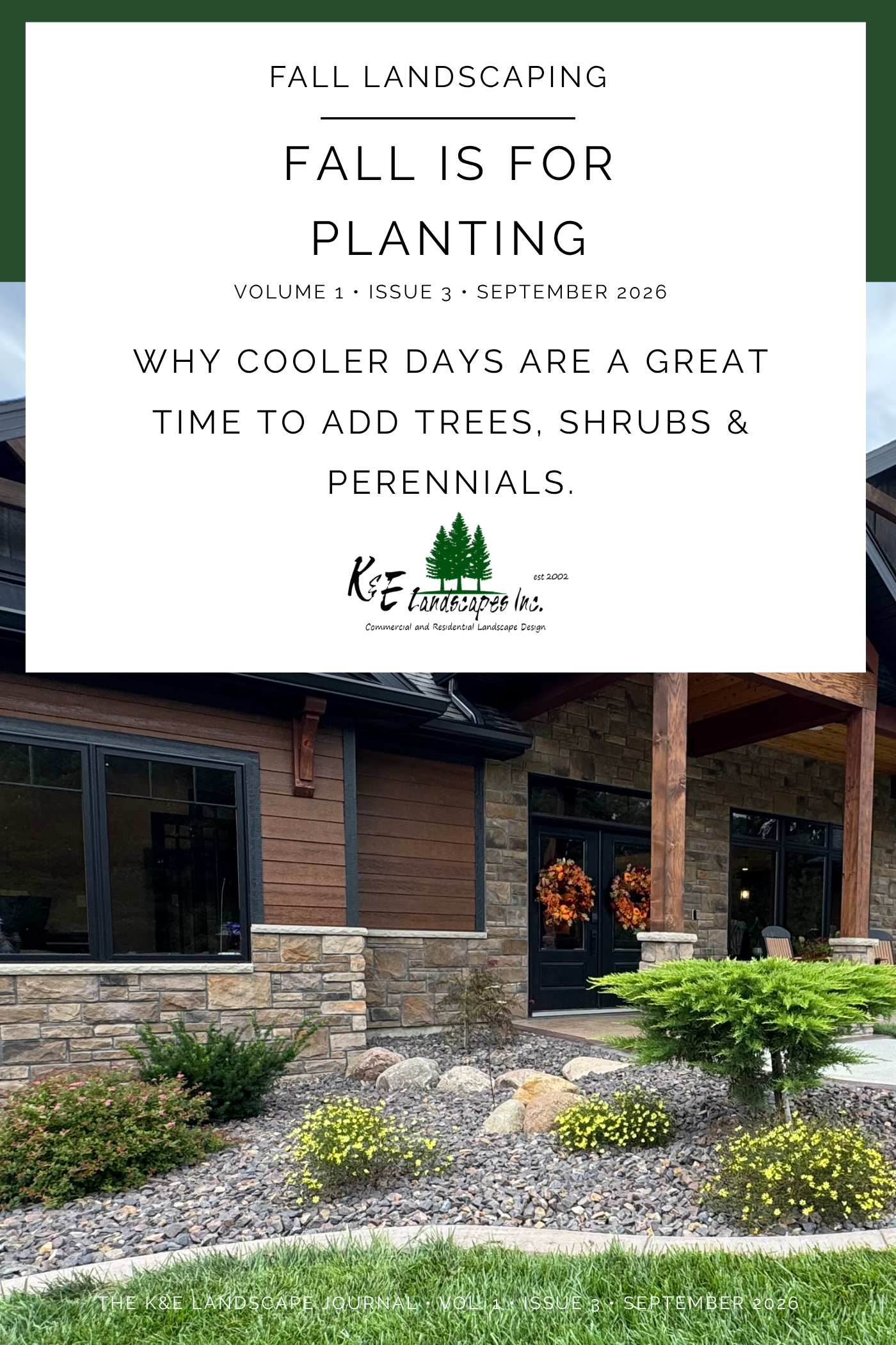 Fall planting guide for trees, shrubs and perennials to help Southeast Iowa landscapes thrive.