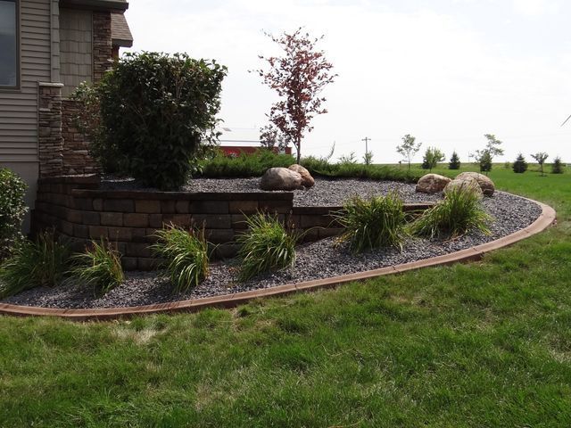 Gardening design with landscaping