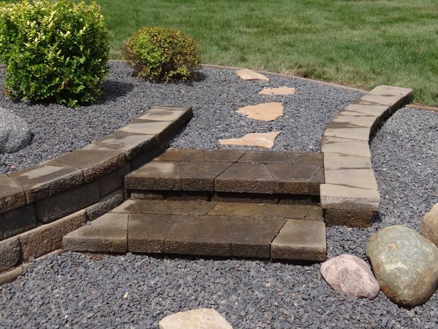 Outside hardscaping