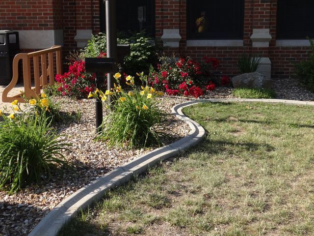 Landscaping work maintenance