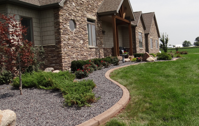 Landscaping work maintenance