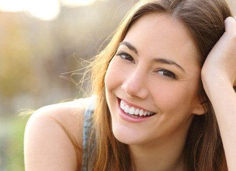 Woman smiling