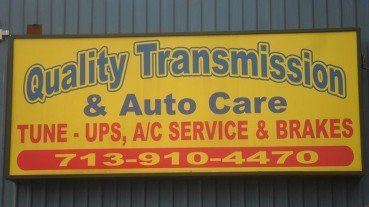 Quality and transmission & Auto Care banner