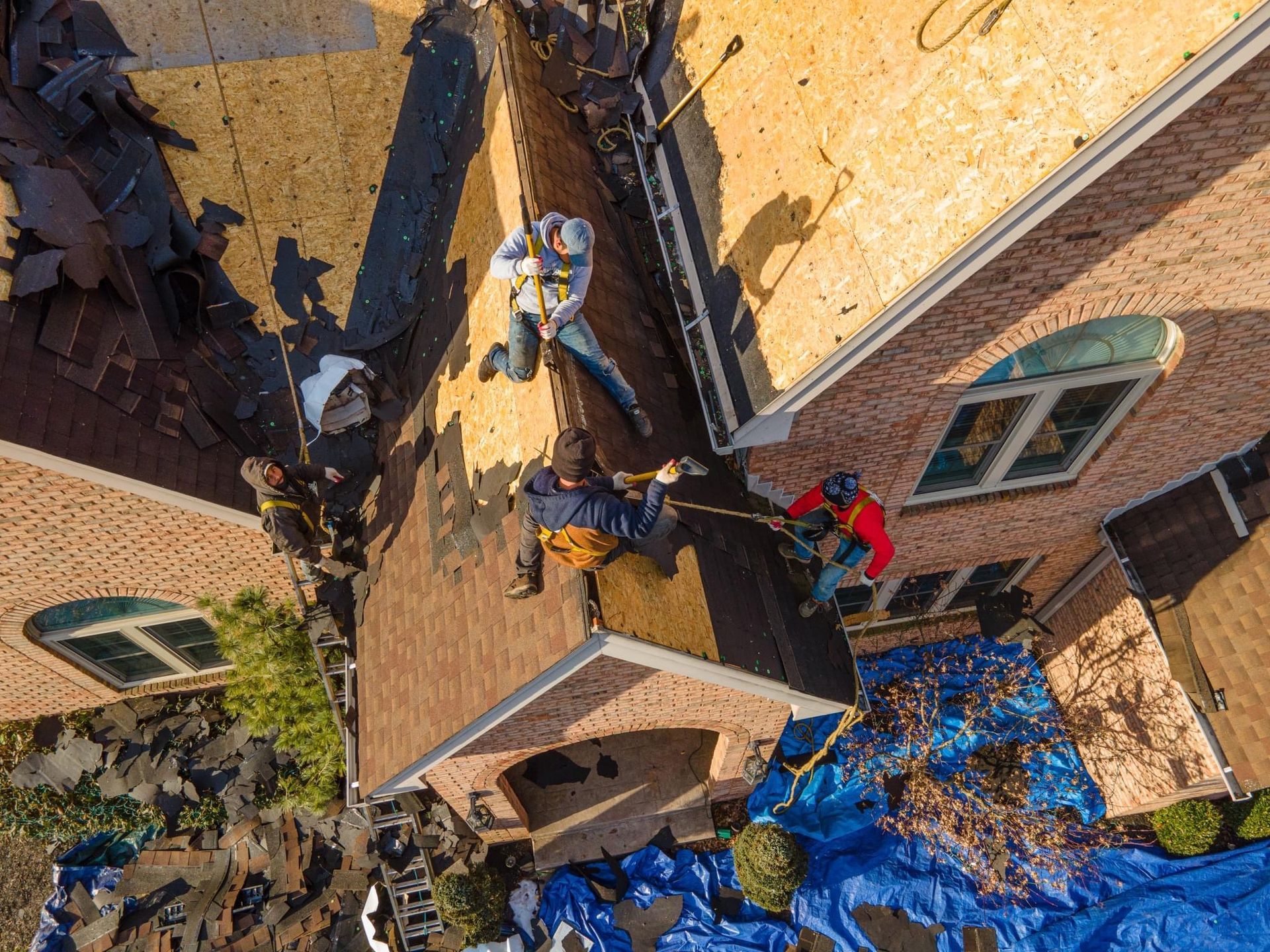 House roof renovation