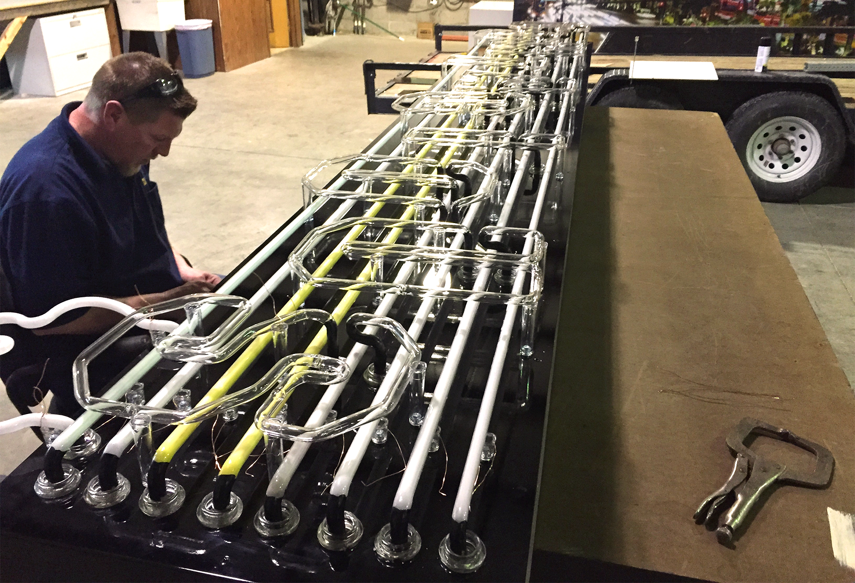 Neon signs intallation