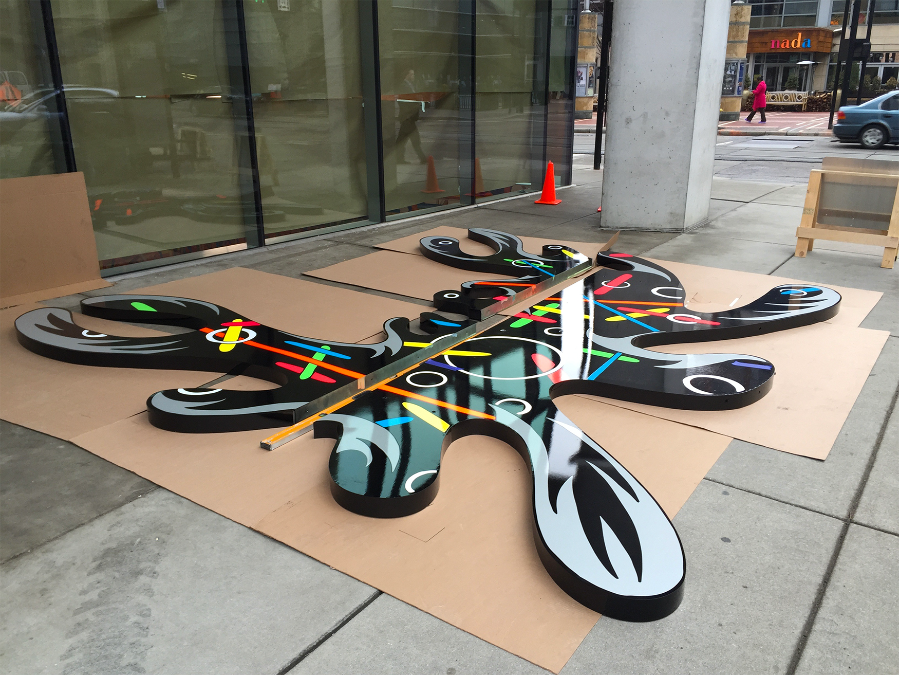 Signage installation