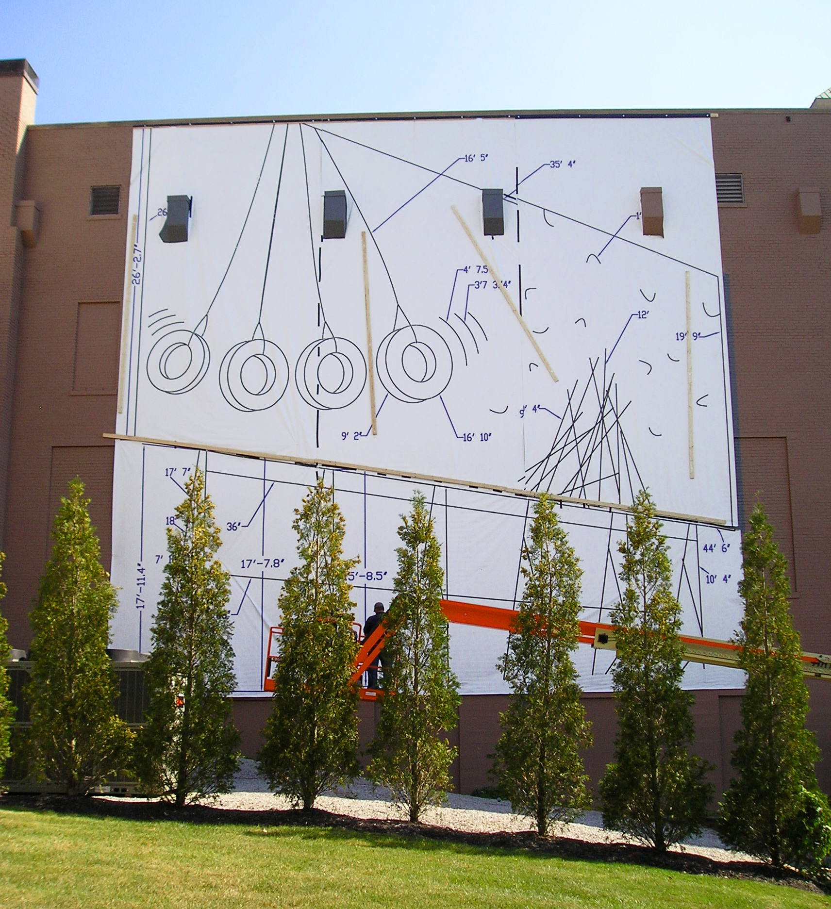 Signage installation