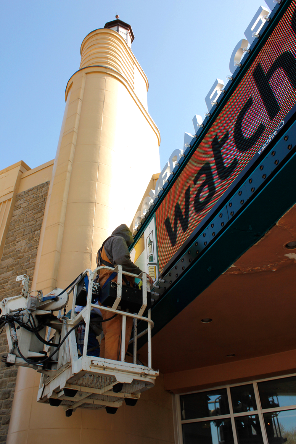 Signage installation