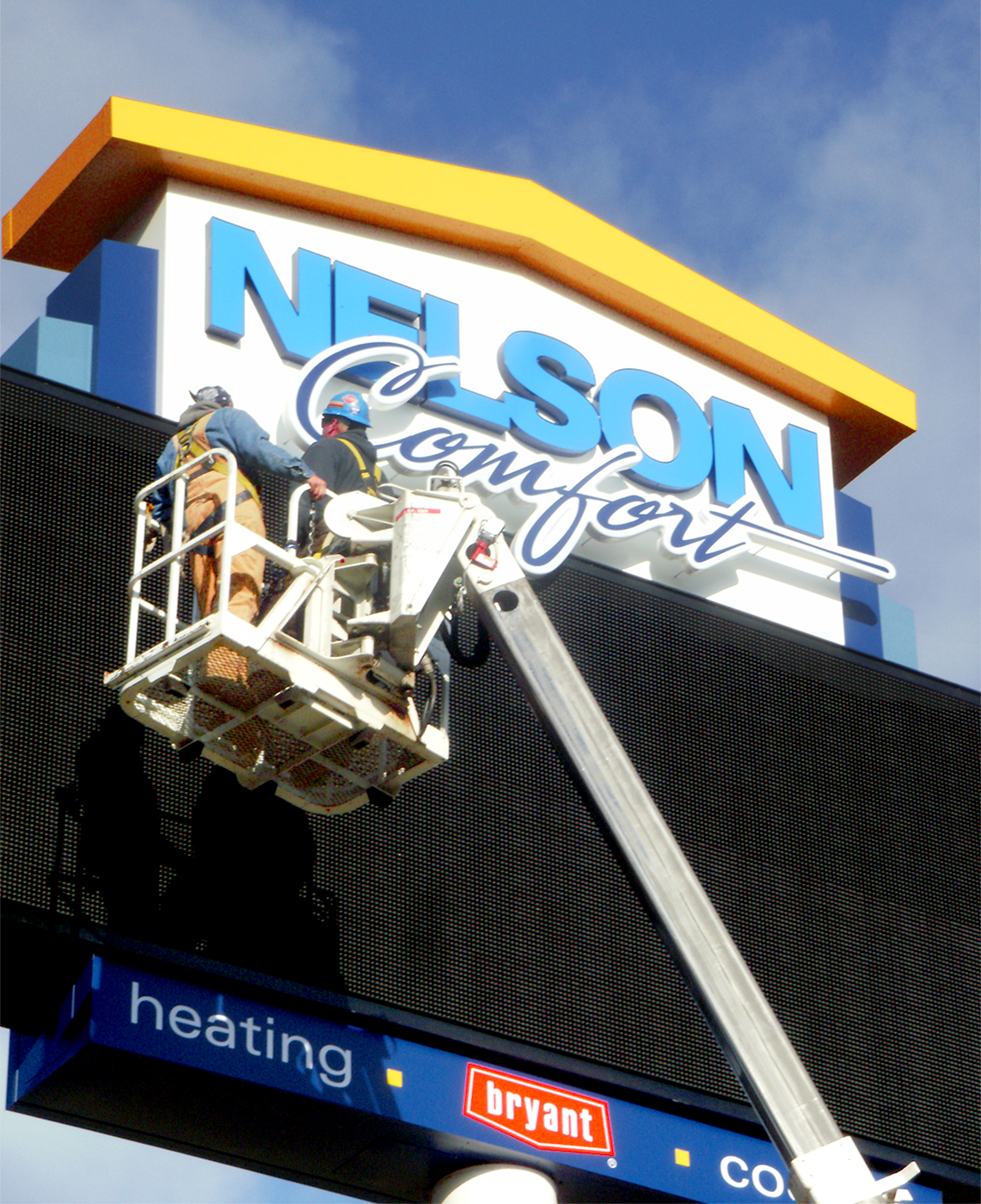 Signage installation