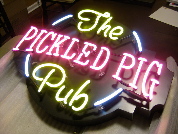 Neon signage