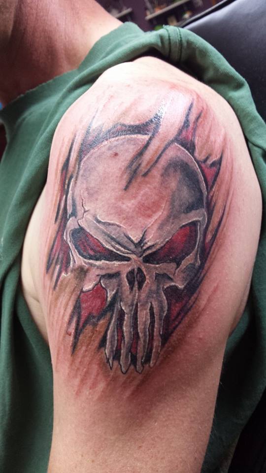 Skull tattoo
