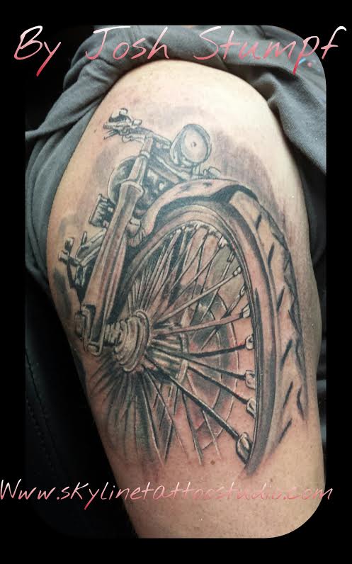 Motorcycle tattoo