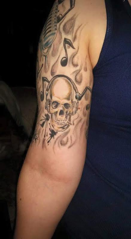 Skull tattoo
