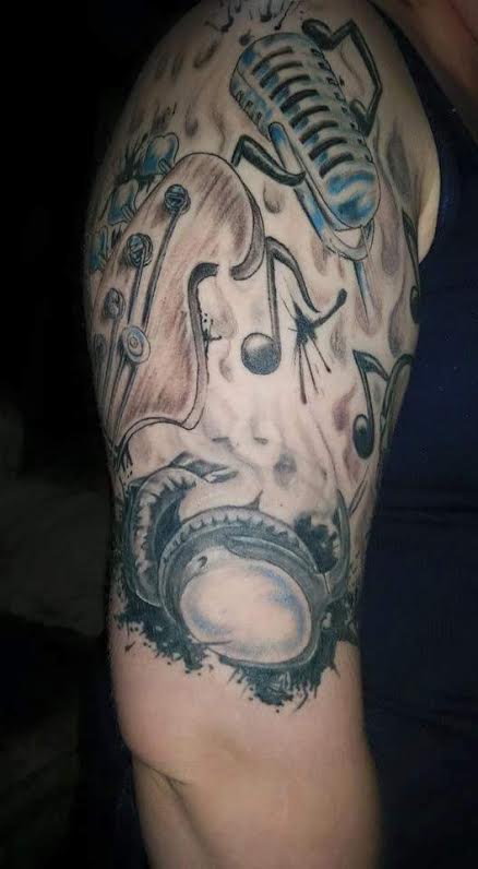 Music tattoo