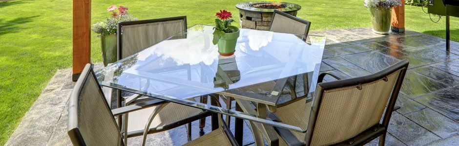 Glass tabletops