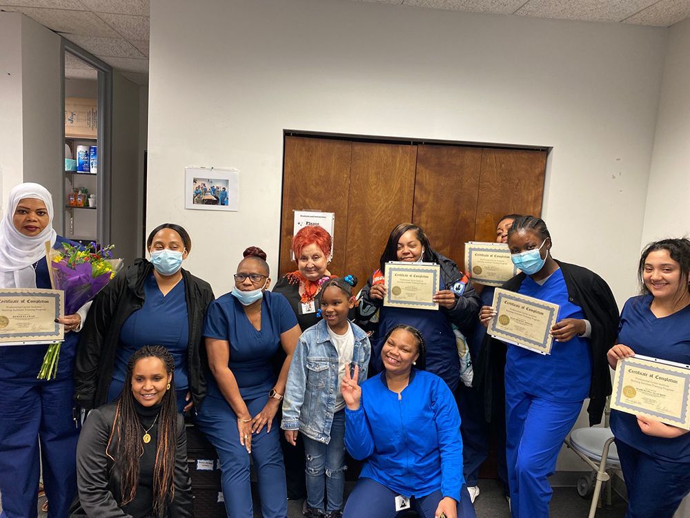 Nursing Assistant Training Program graduates