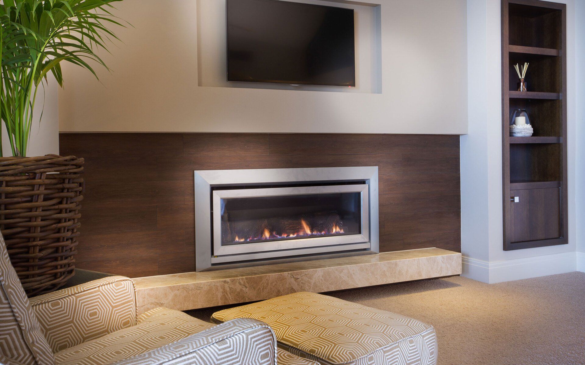 gas fireplace