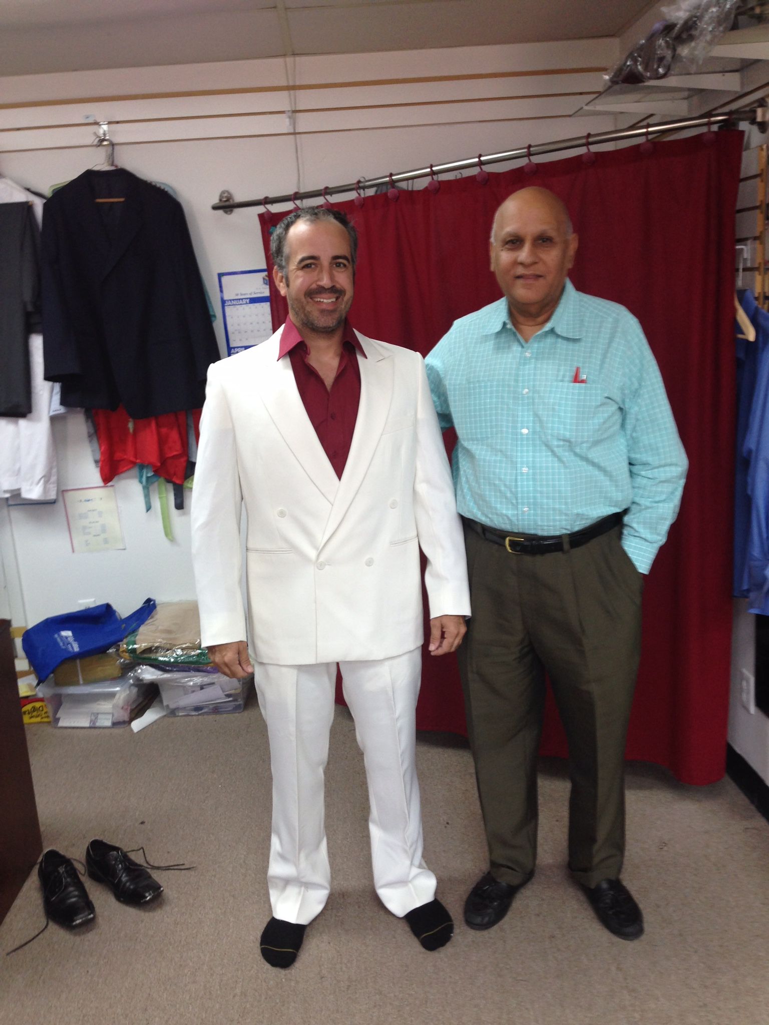 Custom tailored suit