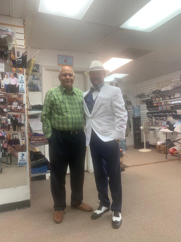 Custom tailored suit