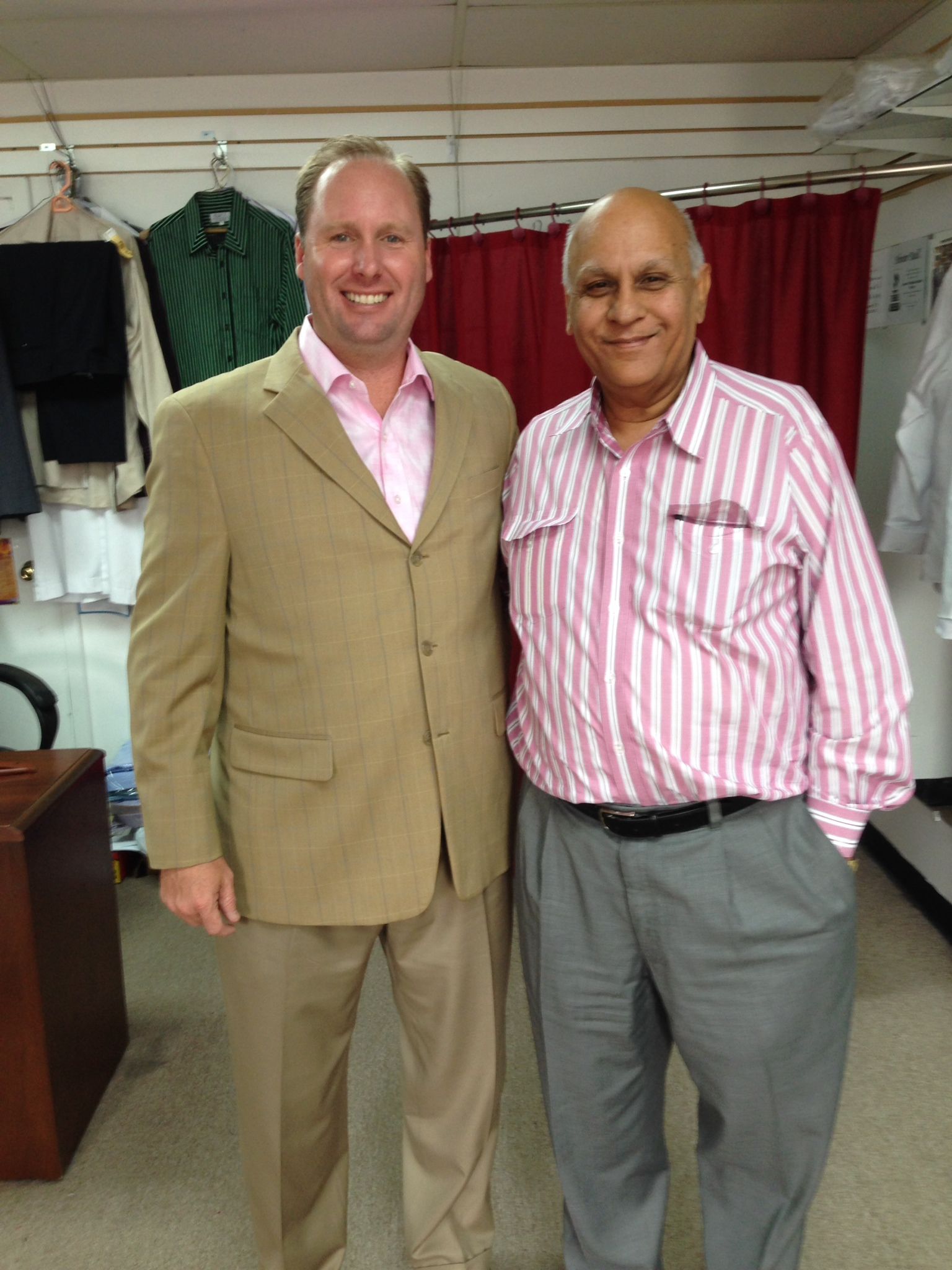 Custom tailored suit