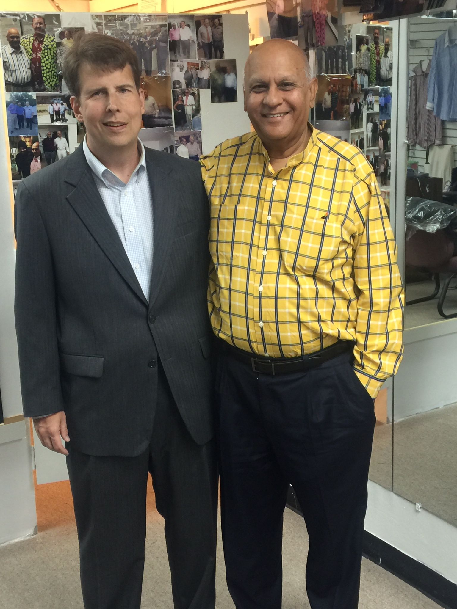 Custom tailored suit