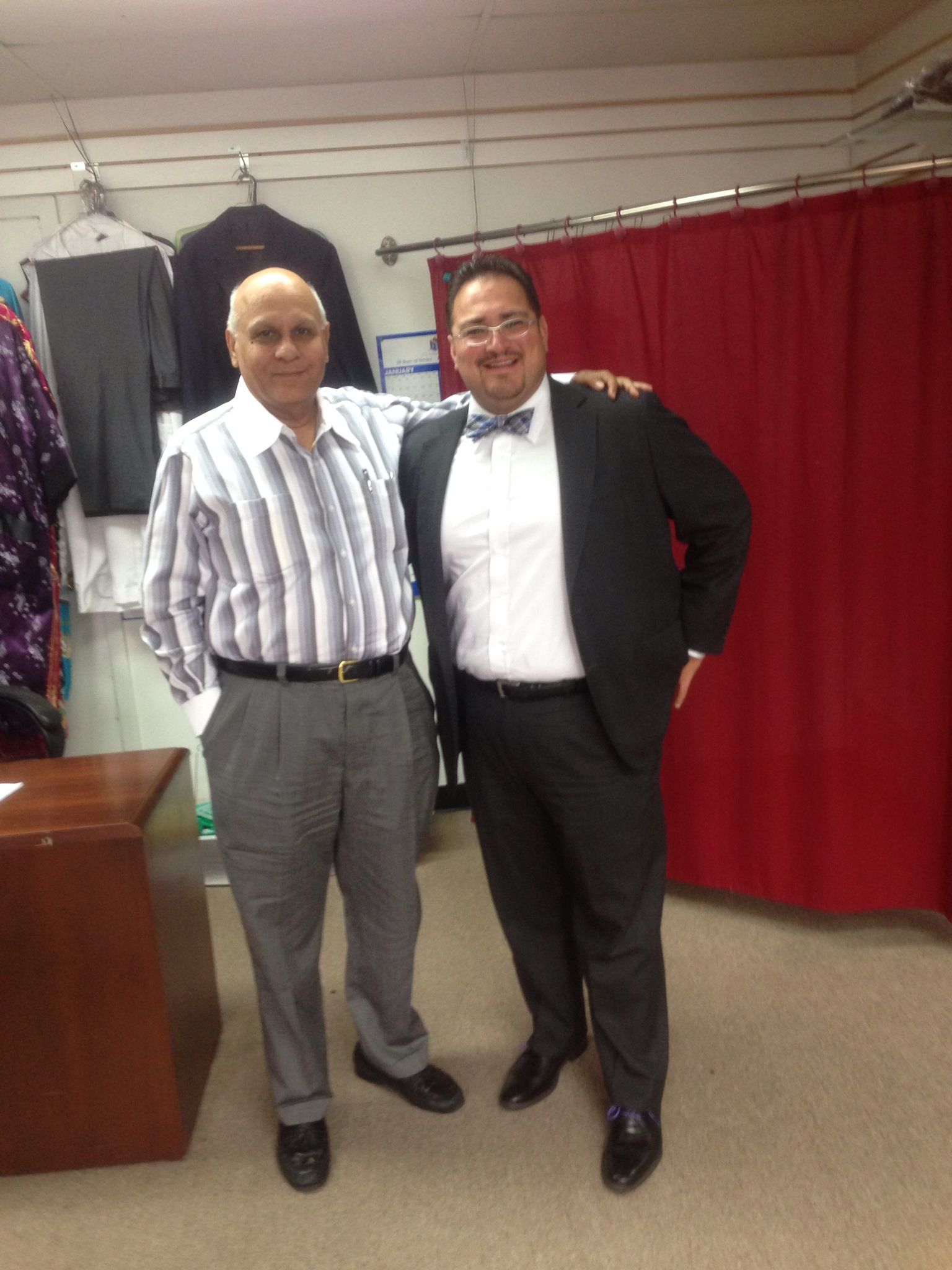 Custom tailored suit