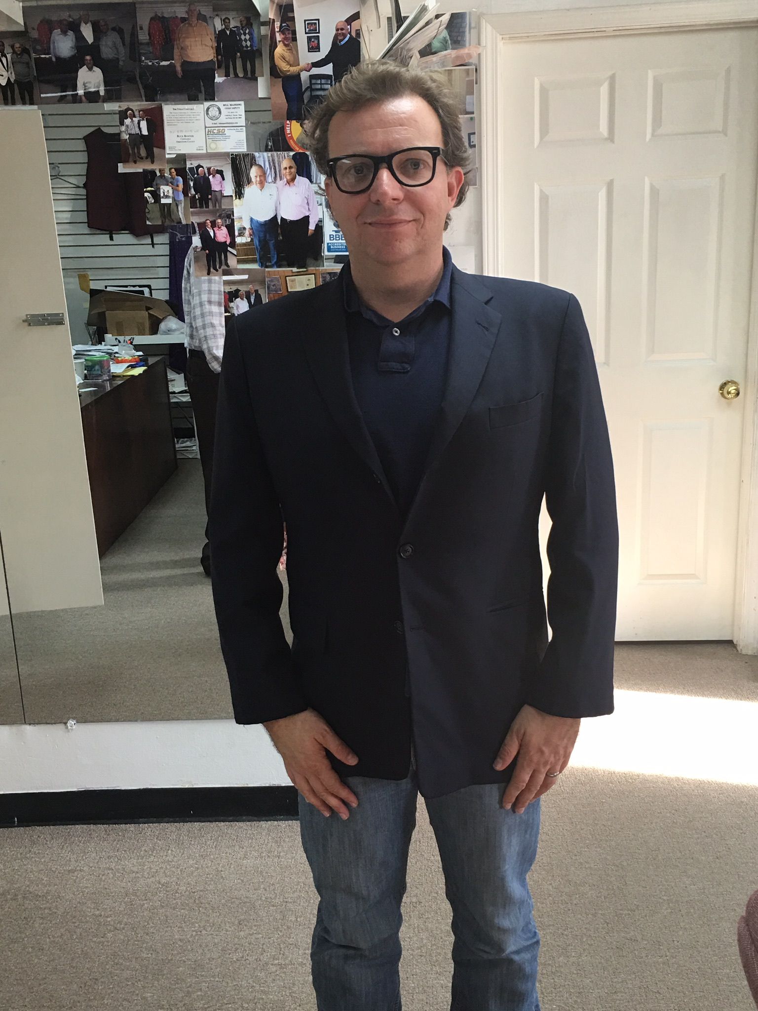 Custom tailored suit