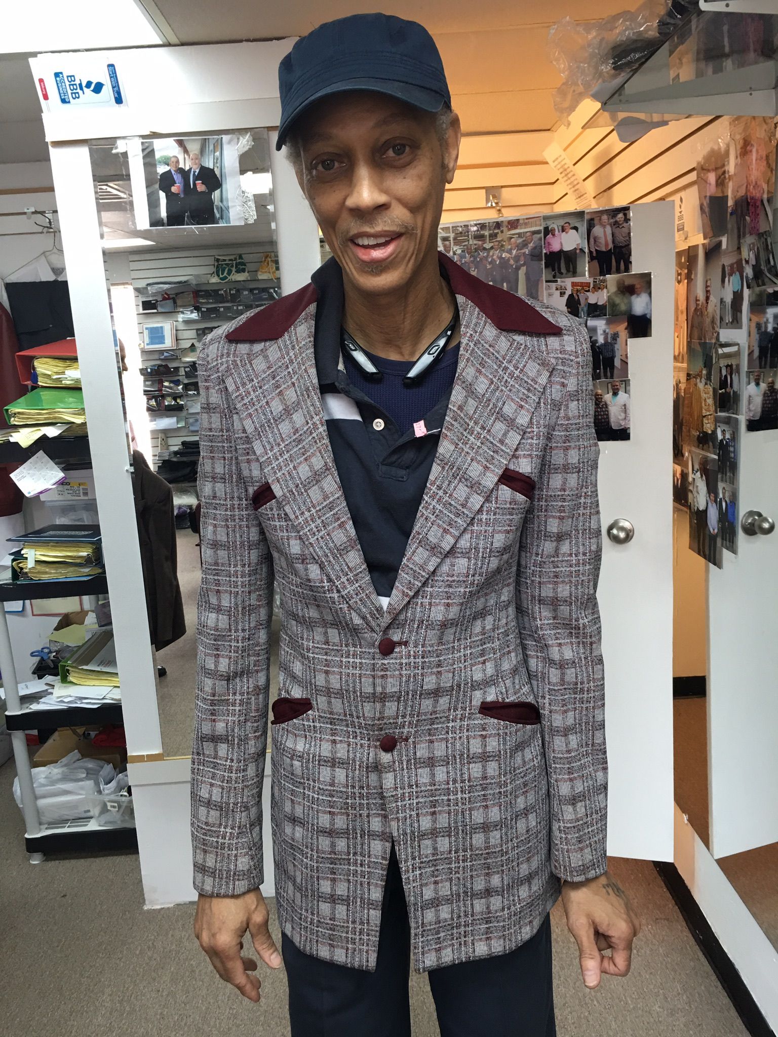 Custom tailored suit