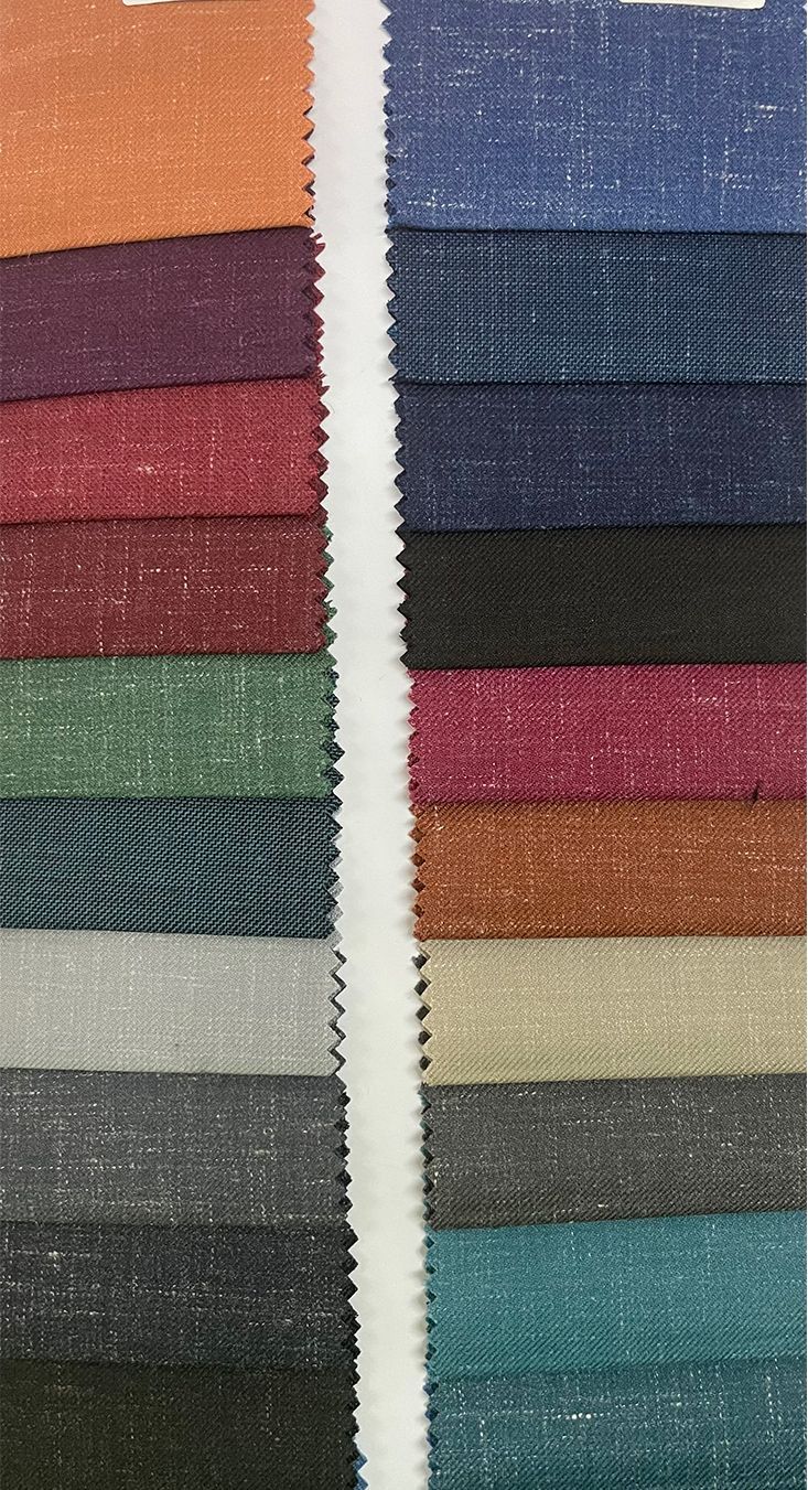 Various fabric swatches