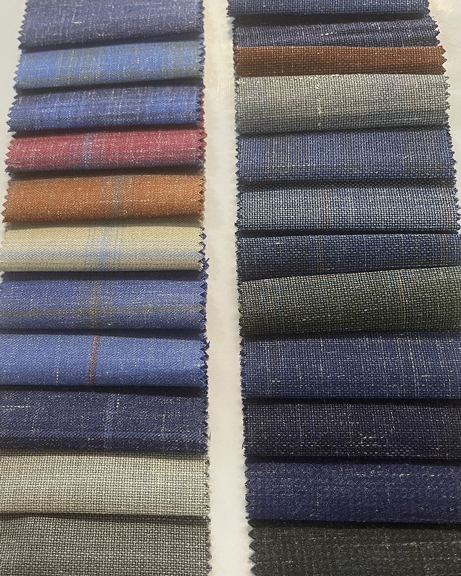 Diverse fabric swatches
