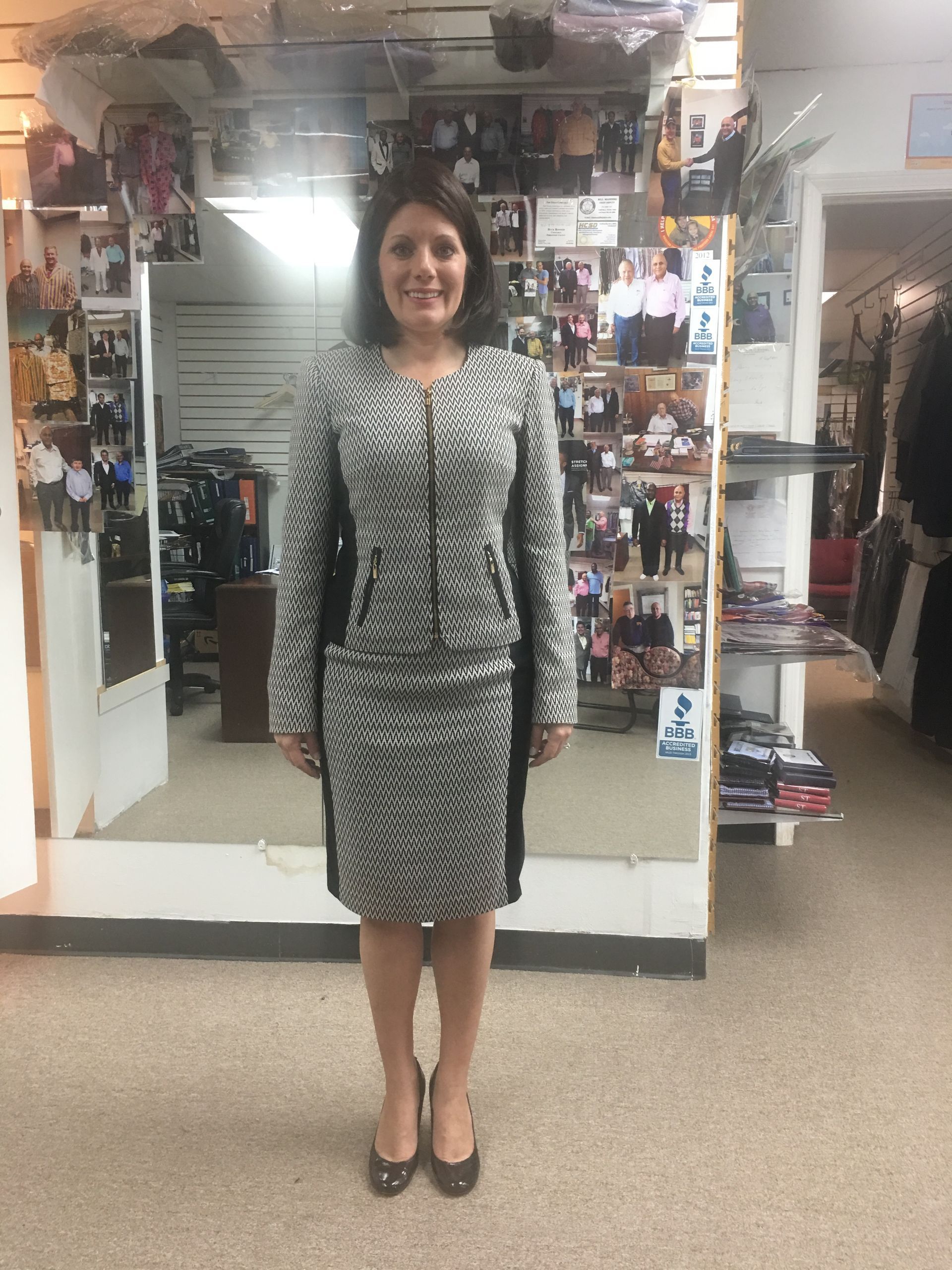 Custom-made business executive suit