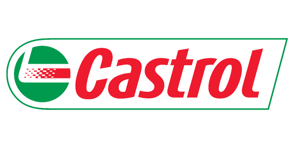 Castrol logo in red and green on a white background