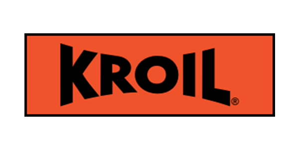 Kroll logo in black on an orange rectangular background