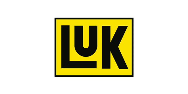 Black LU K logo in a yellow square with a black border
