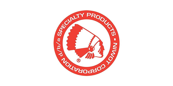 Red circular logo reading “Specialty Products” around a white bird-like emblem