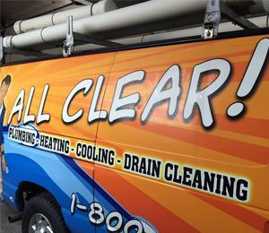 All Clear Plumbing, Heating & Drain Cleaning - Van