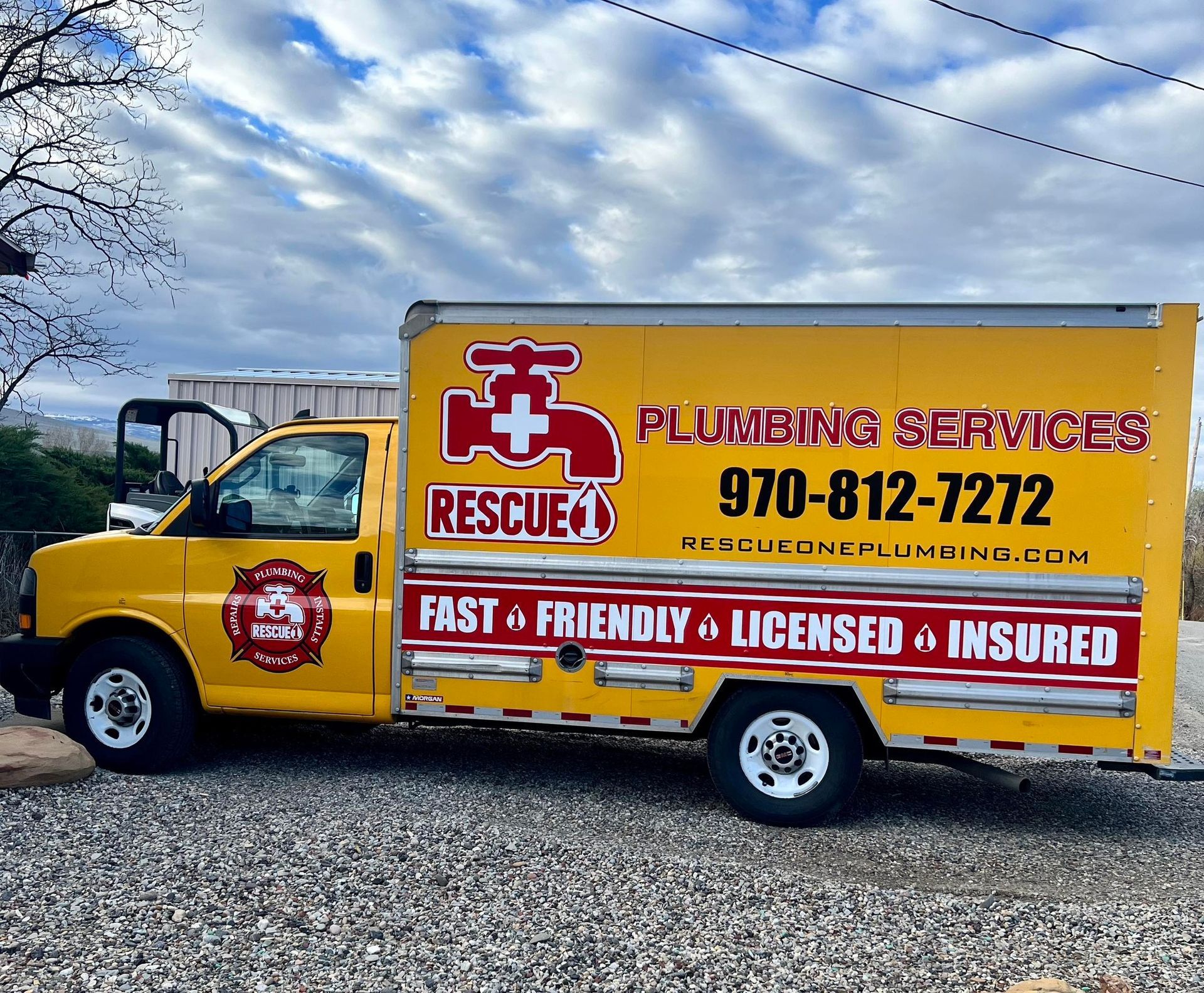 Rescue 1 Plumbing service truck