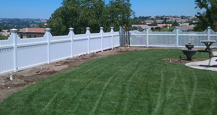 A wooden fence