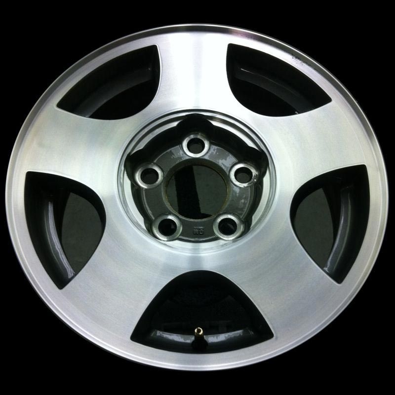A close up of a car wheel with a black rim